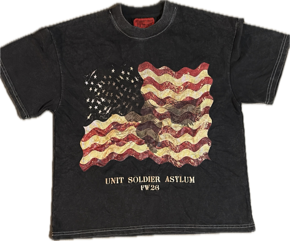 UNIT FLAG TEE (VINTAGE BLACK)